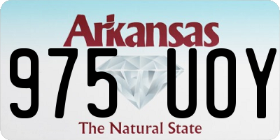 AR license plate 975UOY