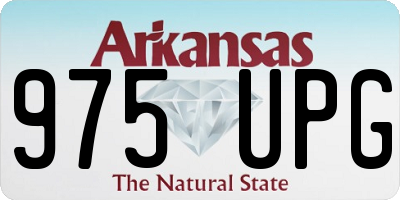AR license plate 975UPG