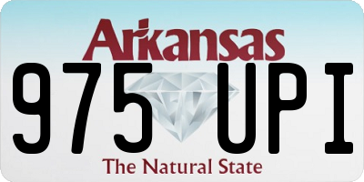 AR license plate 975UPI