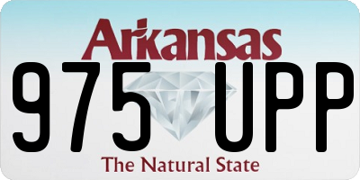 AR license plate 975UPP