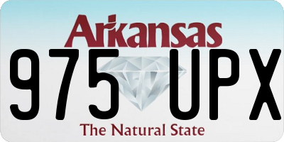 AR license plate 975UPX