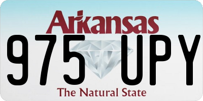 AR license plate 975UPY