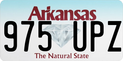 AR license plate 975UPZ