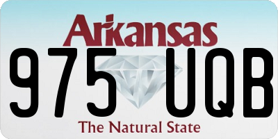 AR license plate 975UQB