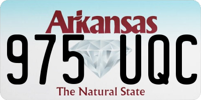 AR license plate 975UQC