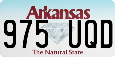 AR license plate 975UQD
