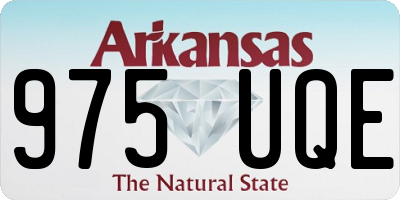 AR license plate 975UQE