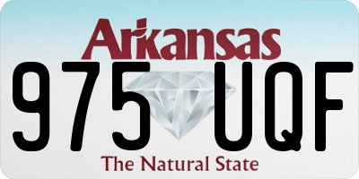 AR license plate 975UQF