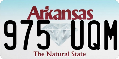 AR license plate 975UQM