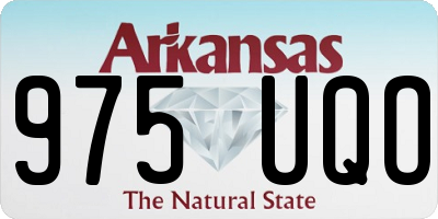 AR license plate 975UQO