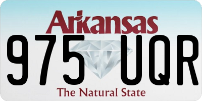 AR license plate 975UQR