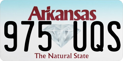 AR license plate 975UQS