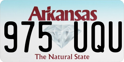 AR license plate 975UQU