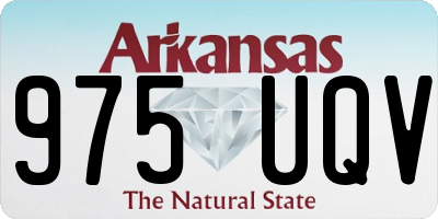 AR license plate 975UQV