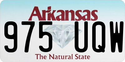 AR license plate 975UQW