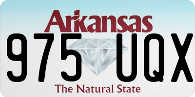 AR license plate 975UQX