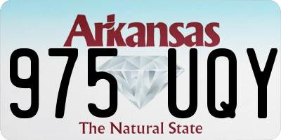AR license plate 975UQY