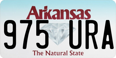 AR license plate 975URA