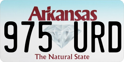 AR license plate 975URD