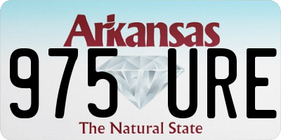 AR license plate 975URE