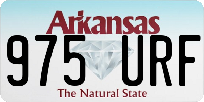 AR license plate 975URF