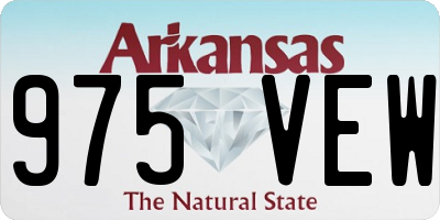 AR license plate 975VEW