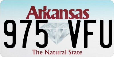 AR license plate 975VFU