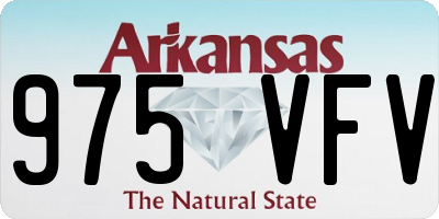 AR license plate 975VFV