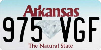 AR license plate 975VGF