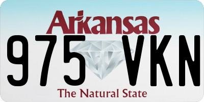 AR license plate 975VKN