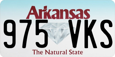 AR license plate 975VKS