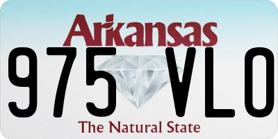 AR license plate 975VLO