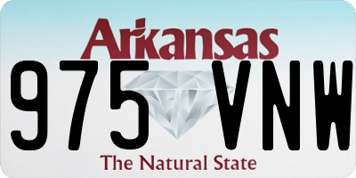 AR license plate 975VNW