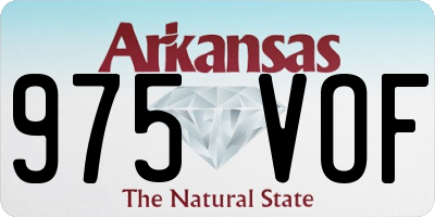 AR license plate 975VOF