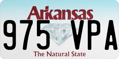 AR license plate 975VPA