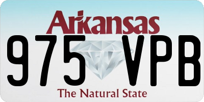 AR license plate 975VPB