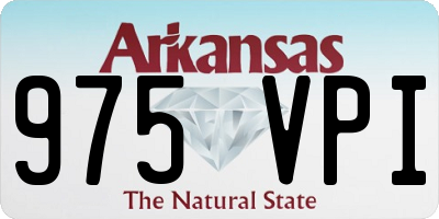 AR license plate 975VPI