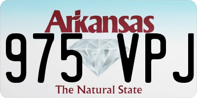 AR license plate 975VPJ