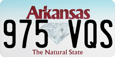 AR license plate 975VQS