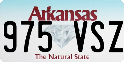 AR license plate 975VSZ