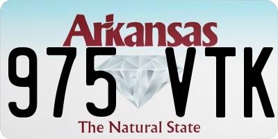 AR license plate 975VTK