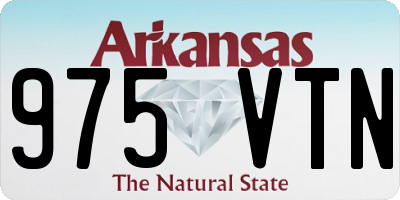 AR license plate 975VTN