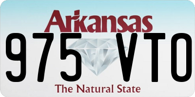 AR license plate 975VTO