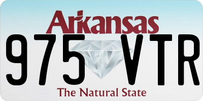 AR license plate 975VTR