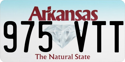AR license plate 975VTT