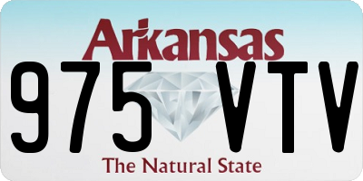 AR license plate 975VTV