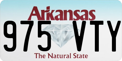 AR license plate 975VTY