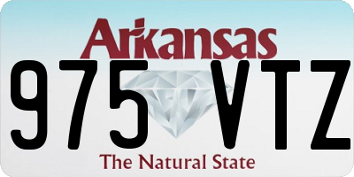 AR license plate 975VTZ