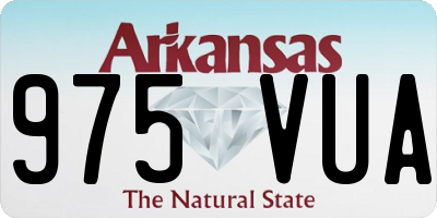 AR license plate 975VUA