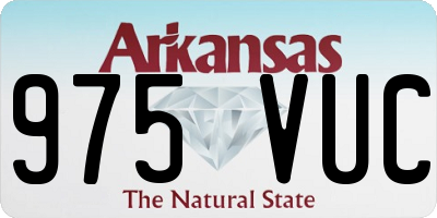 AR license plate 975VUC